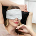 Adjustable Silk Sleep Mask (Silver) Pure Silk Boutique