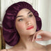 Silk Bonnet for Curly Hair (Bordeaux) Pure Silk Boutique Switzerland