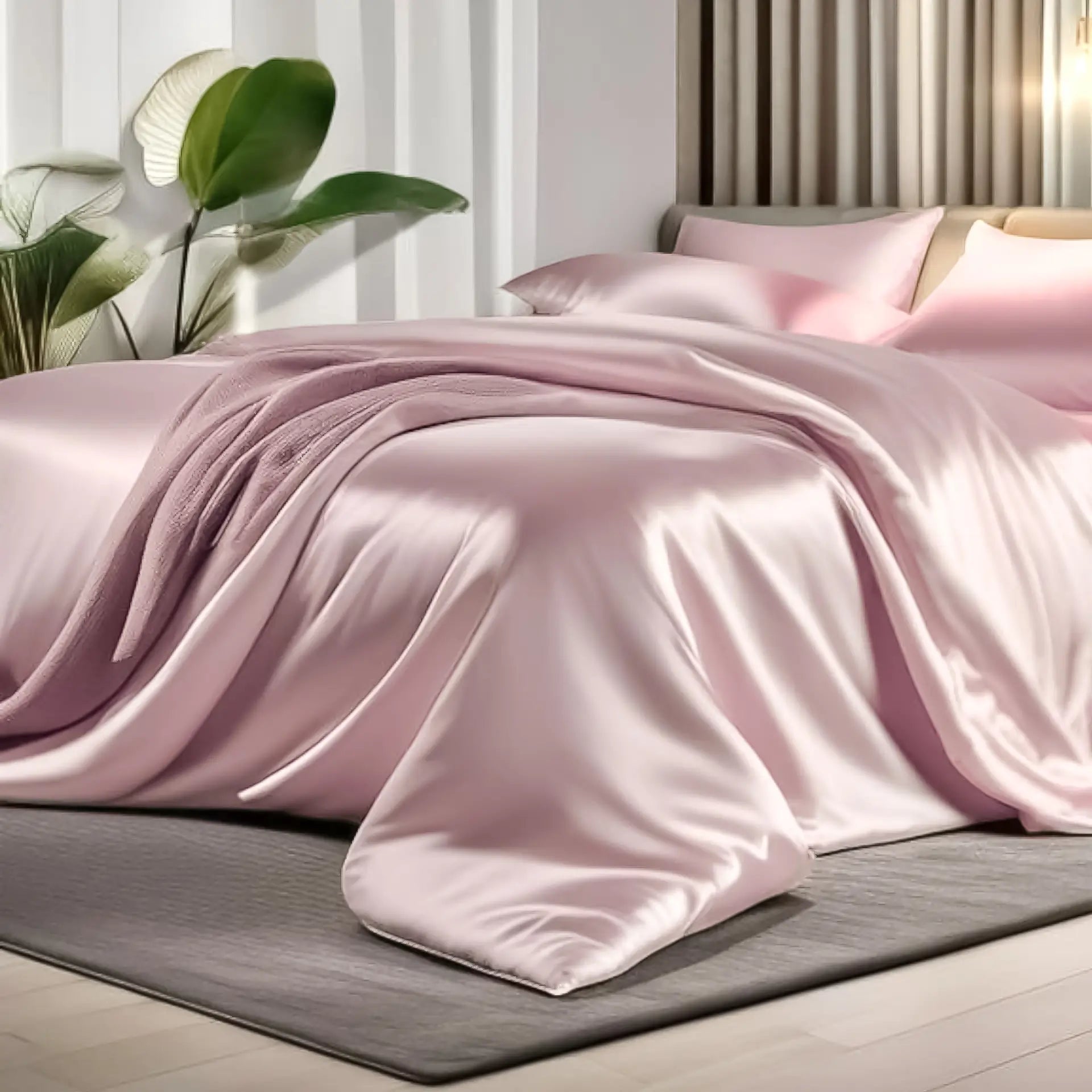 Silk bedding Silk Duvet Cover (Pink) buy in Swiss Silk Boutique psboutique.ch