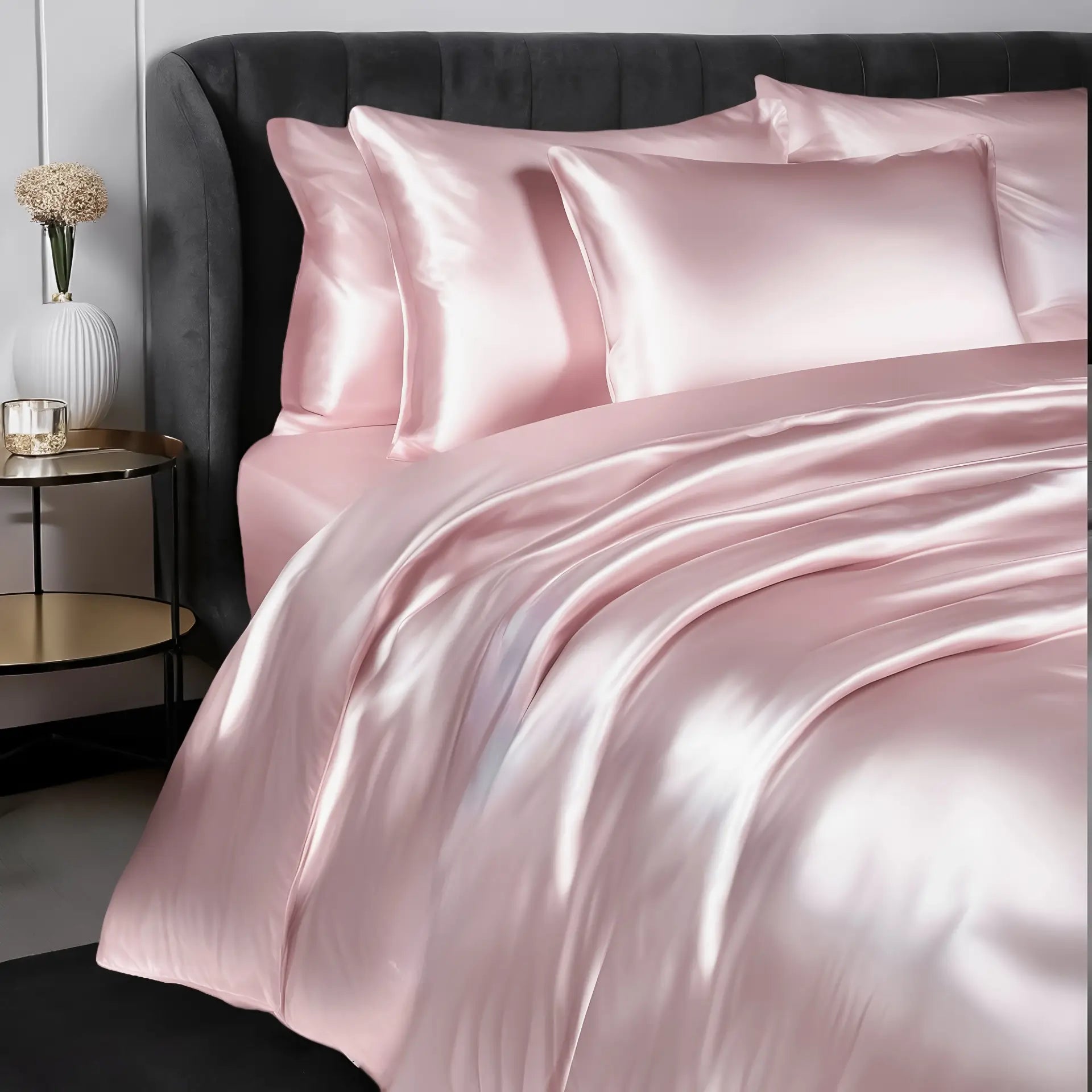 Silk bedding Silk Duvet Cover (Pink) buy in Swiss Silk Boutique psboutique.ch
