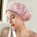 Silk Bonnet with elastic band (Pink) Pure Silk Boutique Switzerland