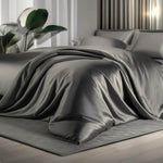 boutique-suisse-de-la-soie-soldes-20-housse-d.jpg Boutique Suisse de la soie Soldes 20 % Housse de couette en soie - Housse de couette en soie (Gris foncé) - PSBoutique.ch - <h2>Housse de Couette en so...