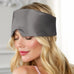 Silk Eye Mask (Dark Grey) Full Coverage with Adjustable Velcro Fit % Sale | psboutique.ch