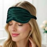 Blackout Eye Mask  (Dark Green) | Pure Silk | Luxurious Comfort & Light Blocking  | psboutique.ch