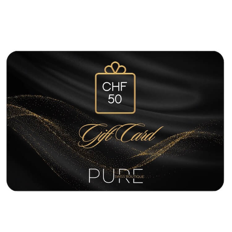 Gift Card 100% Silk Pillowcases, Accessories, Bedding in Switzerland Pure Swiss Boutique