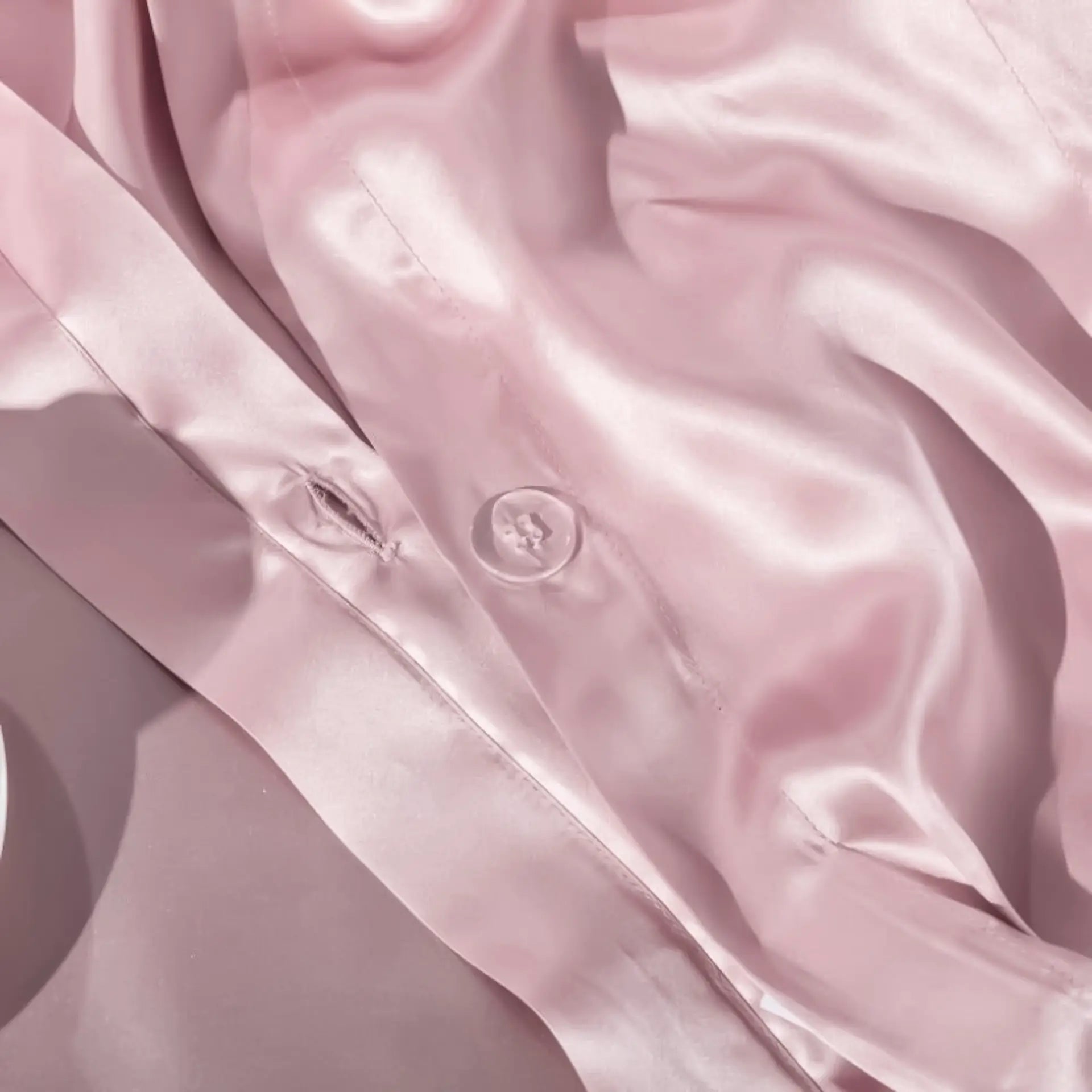 Silk Duvet Cover (Pink)