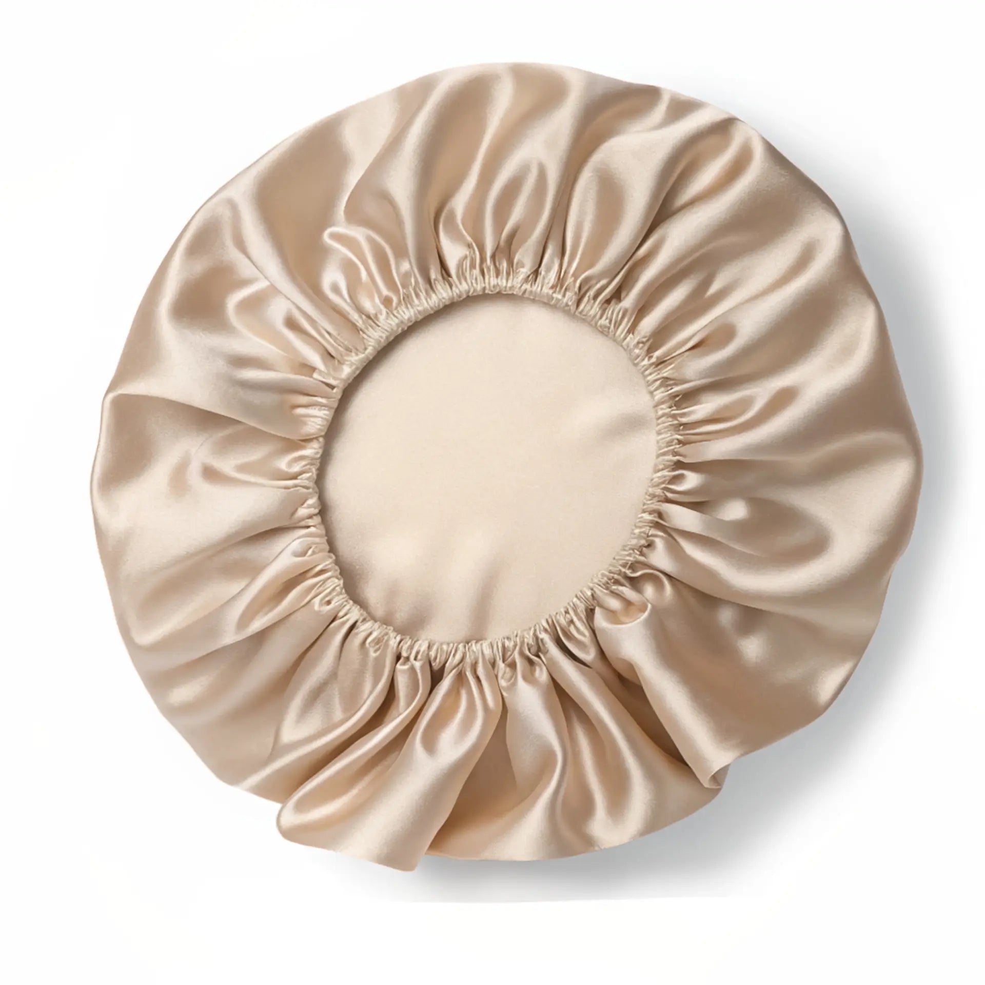 Cuffia in seta Grande (Beige)