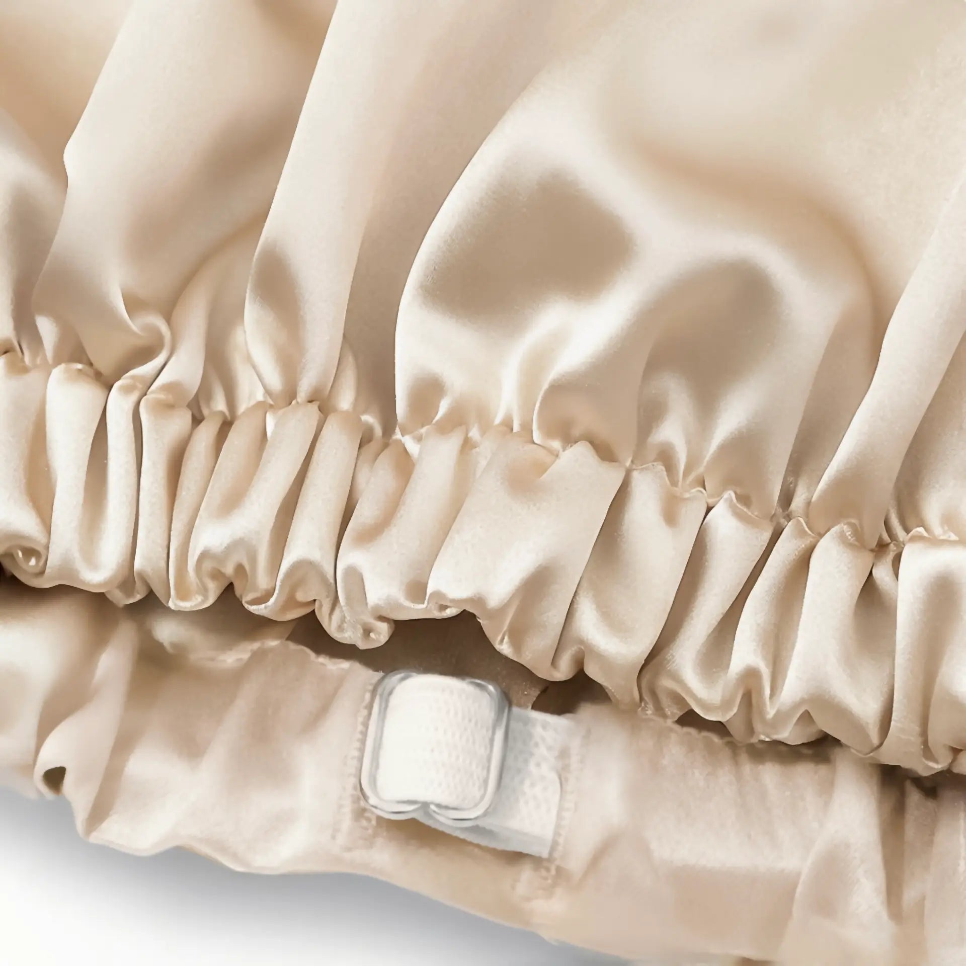 Cuffia in seta Grande (Beige)