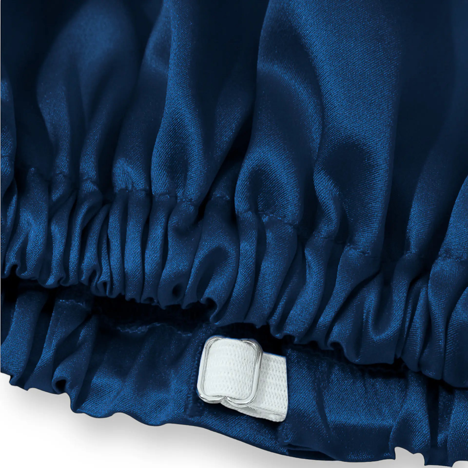 Cuffia in seta (Blu)