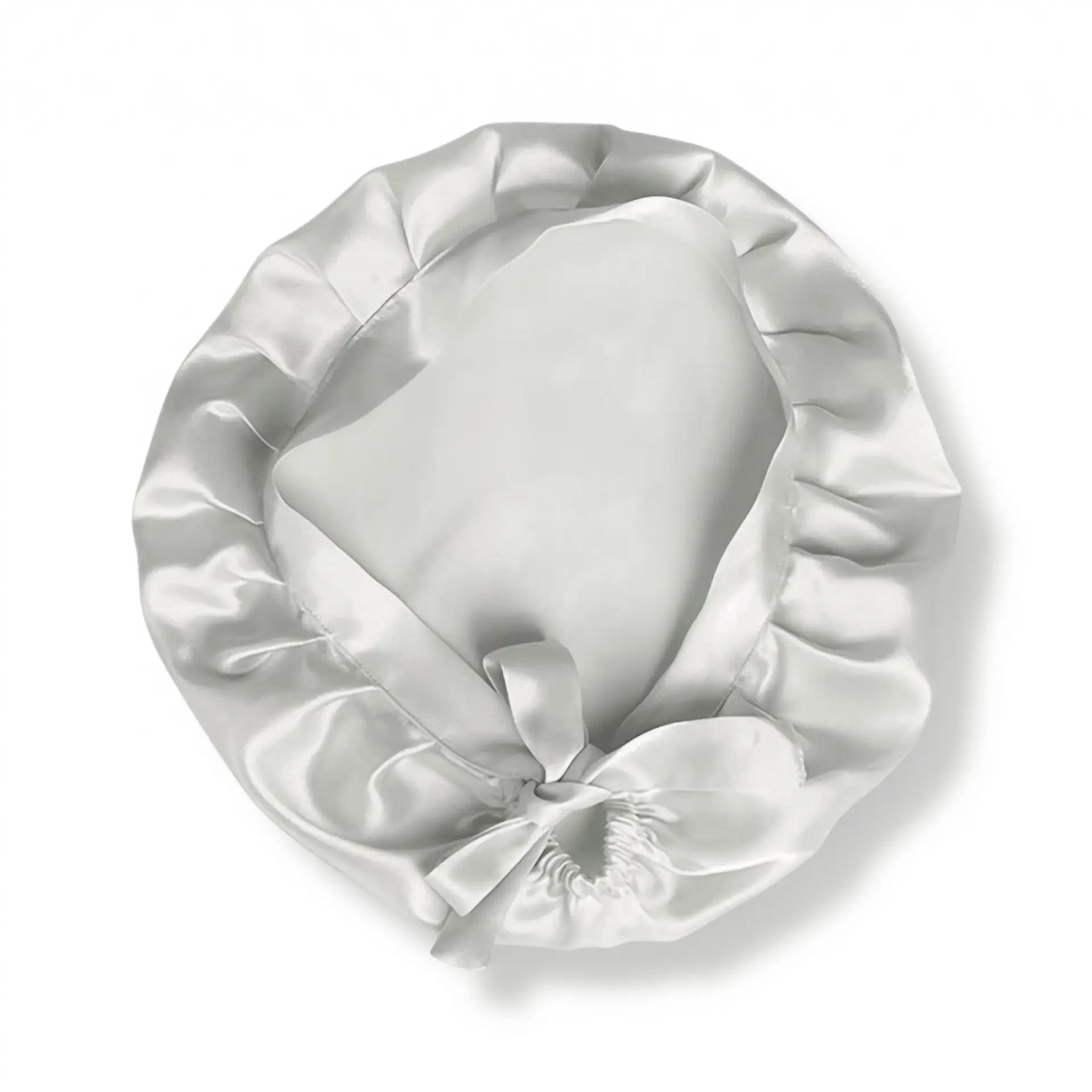 Cuffietta in seta (Argento)