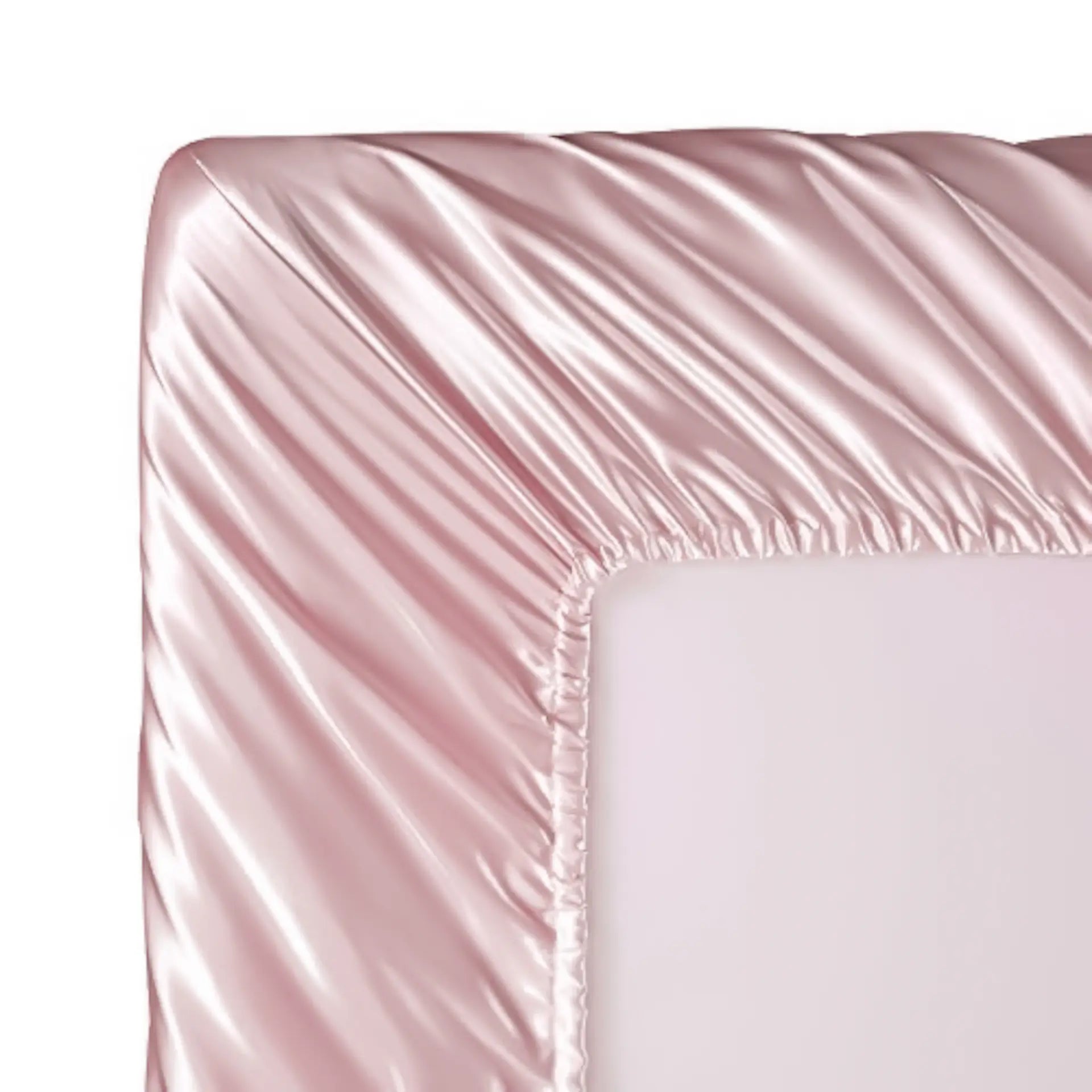 Silk Fitted Sheet (Pink)