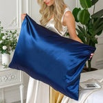 Silk Pillow case - Breathable &amp; Gentle on Skin | Swiss Silk Boutique - Silk Pillowcase (Blue) - PSBoutique.ch - &lt;p&gt;&lt;strong&gt;Silk Pillow case –...