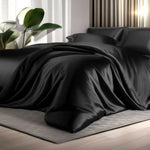 Luxury Duvet Cover Black 100% Silk buy on % Sale % in Swiss Silk Shop PSBoutique.ch