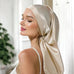 Silk bonnet for long hair (Beige) % Sale % Pure Silk Boutique Switzerland psboutique.ch