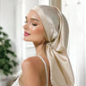 Silk bonnet for long hair (Beige) % Sale % Pure Silk Boutique Switzerland psboutique.ch