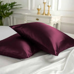 Beauty sleep Pillow cover 100% Silk (Bordeaux) | Skin-Friendly & Elegant | Sale % | psboutique.ch