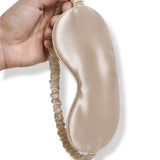 Men's Silk Eye Mask (Beige)