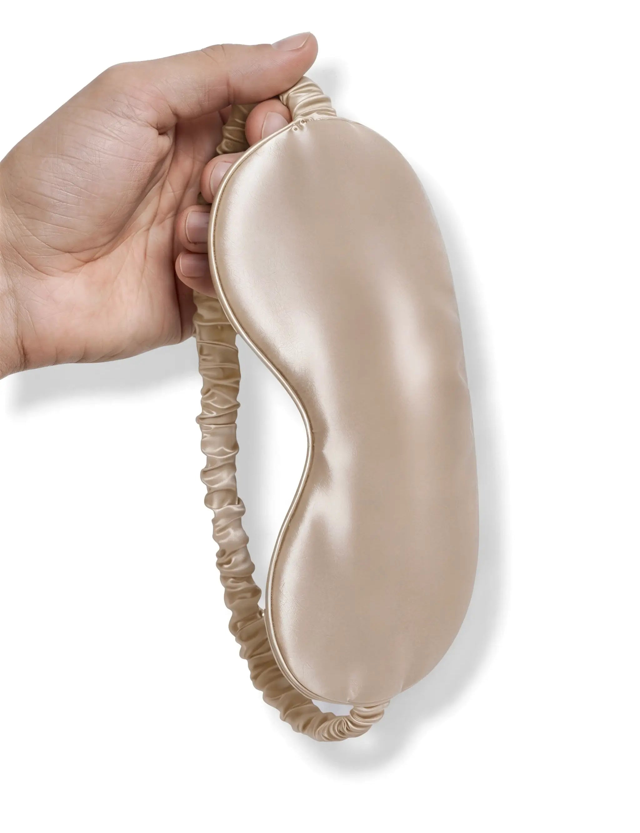 Men's Silk Eye Mask (Beige)