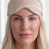 Silk Eye Mask (Beige)