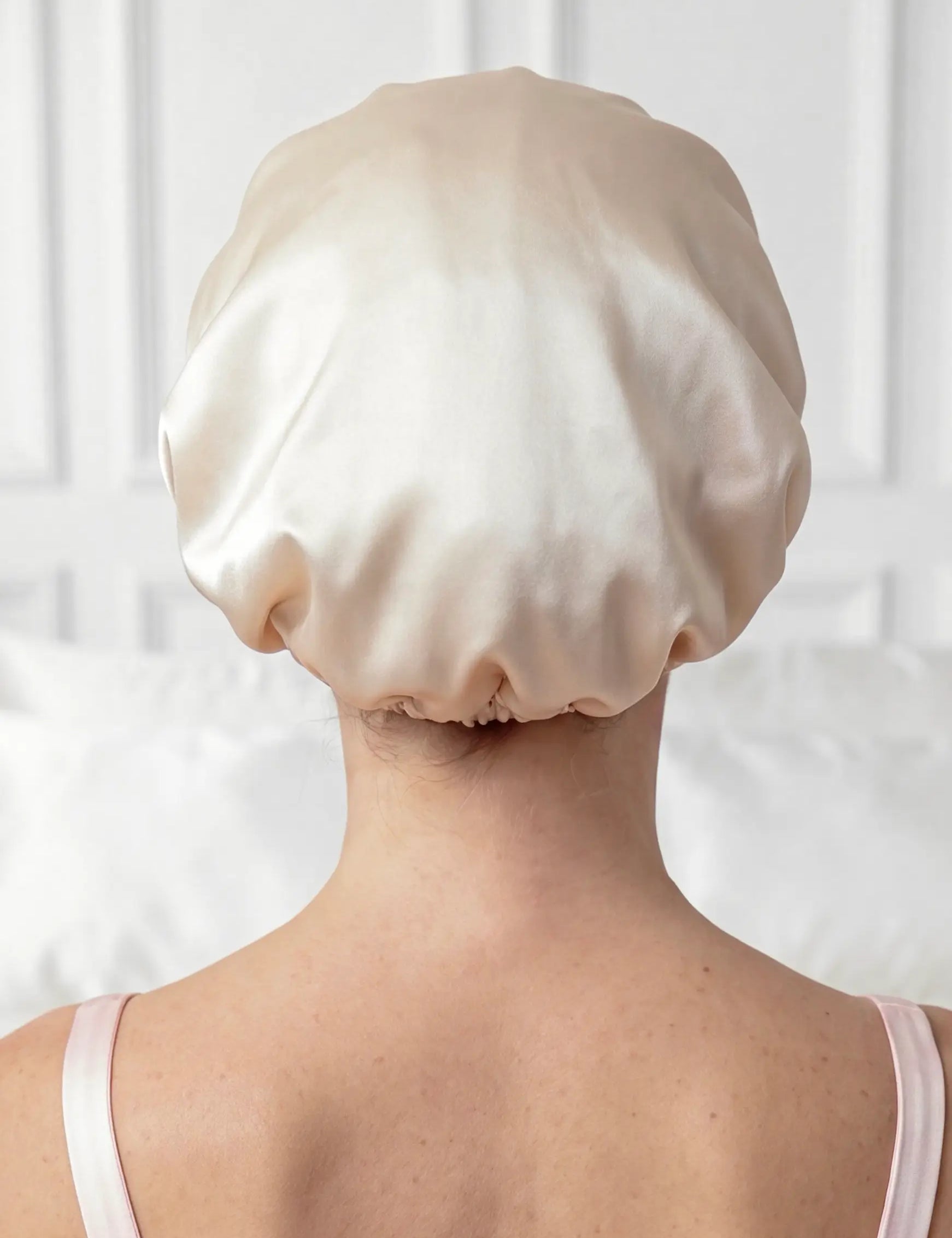 Silk Hair Bonnet (Beige)