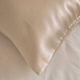 2 Silk Pillowcases Set (Beige)