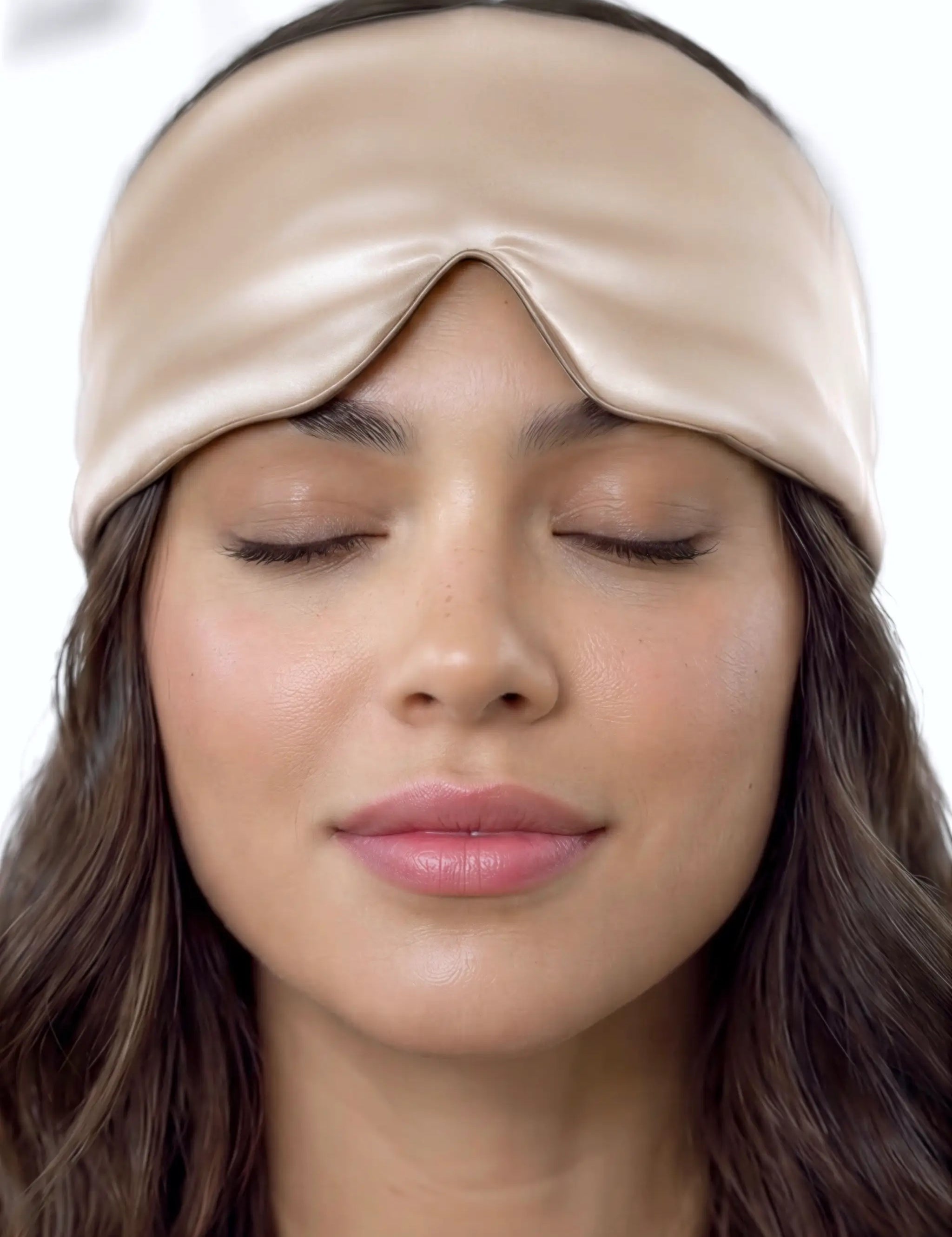 Silk Sleep Mask (Beige)