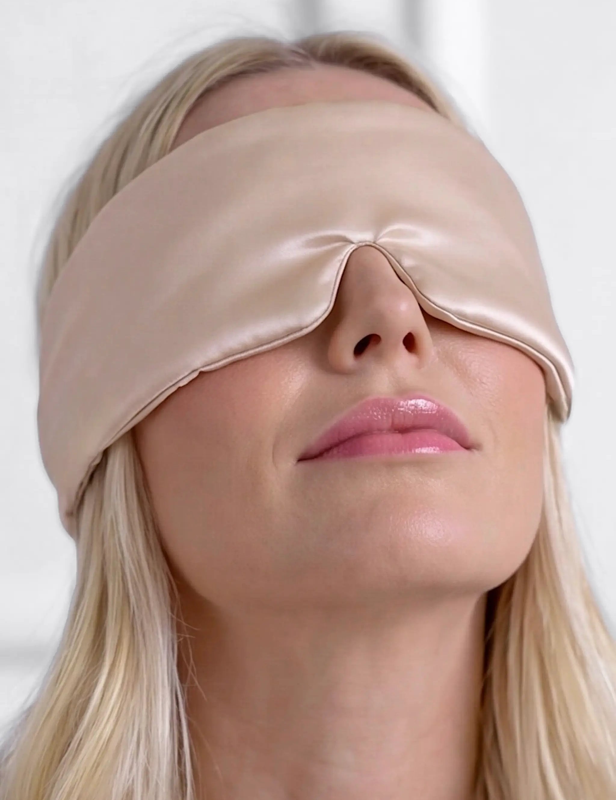 Silk Sleep Mask (Beige)