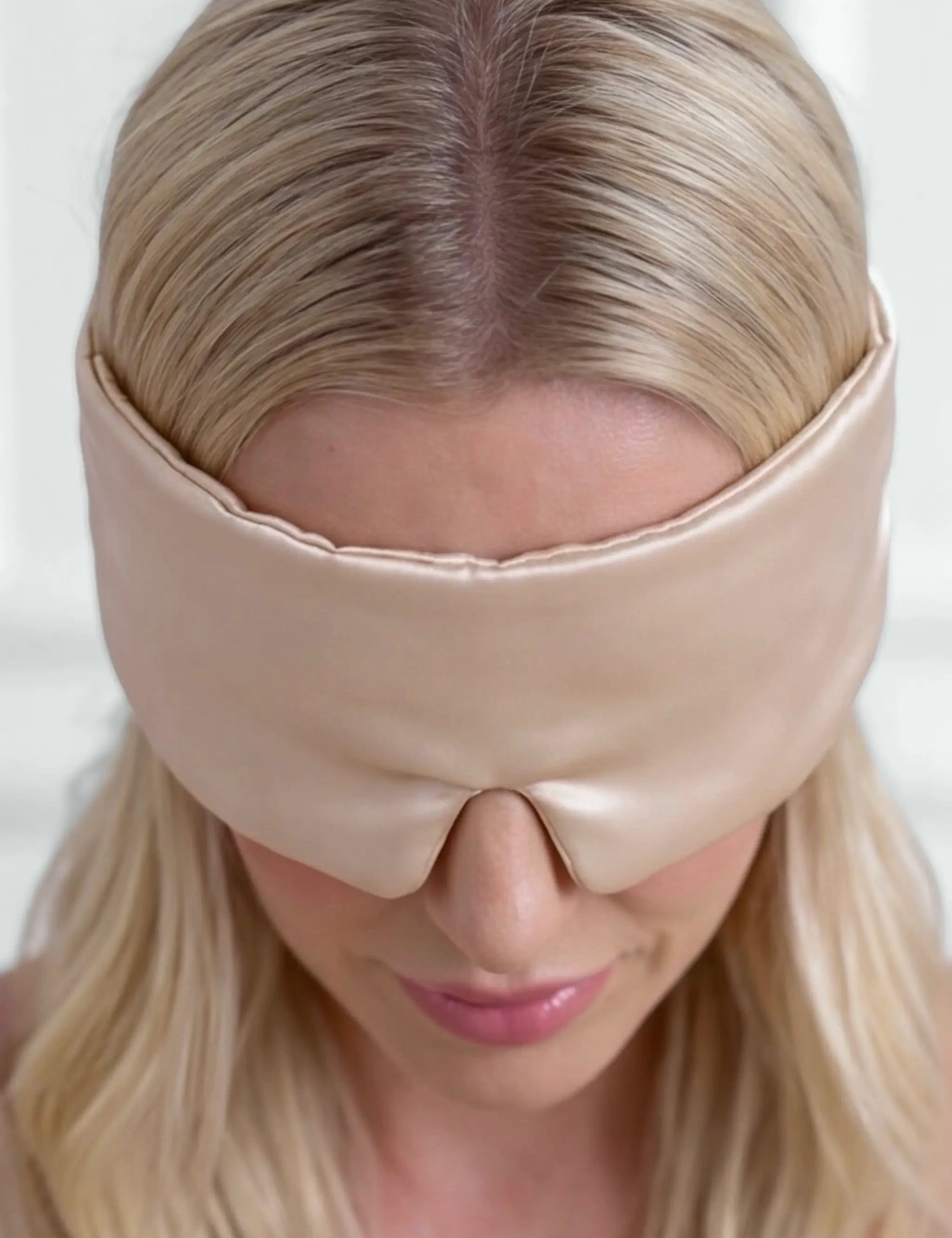 Silk Sleep Mask (Beige)