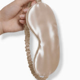 Seiden Augenmaske (Beige)