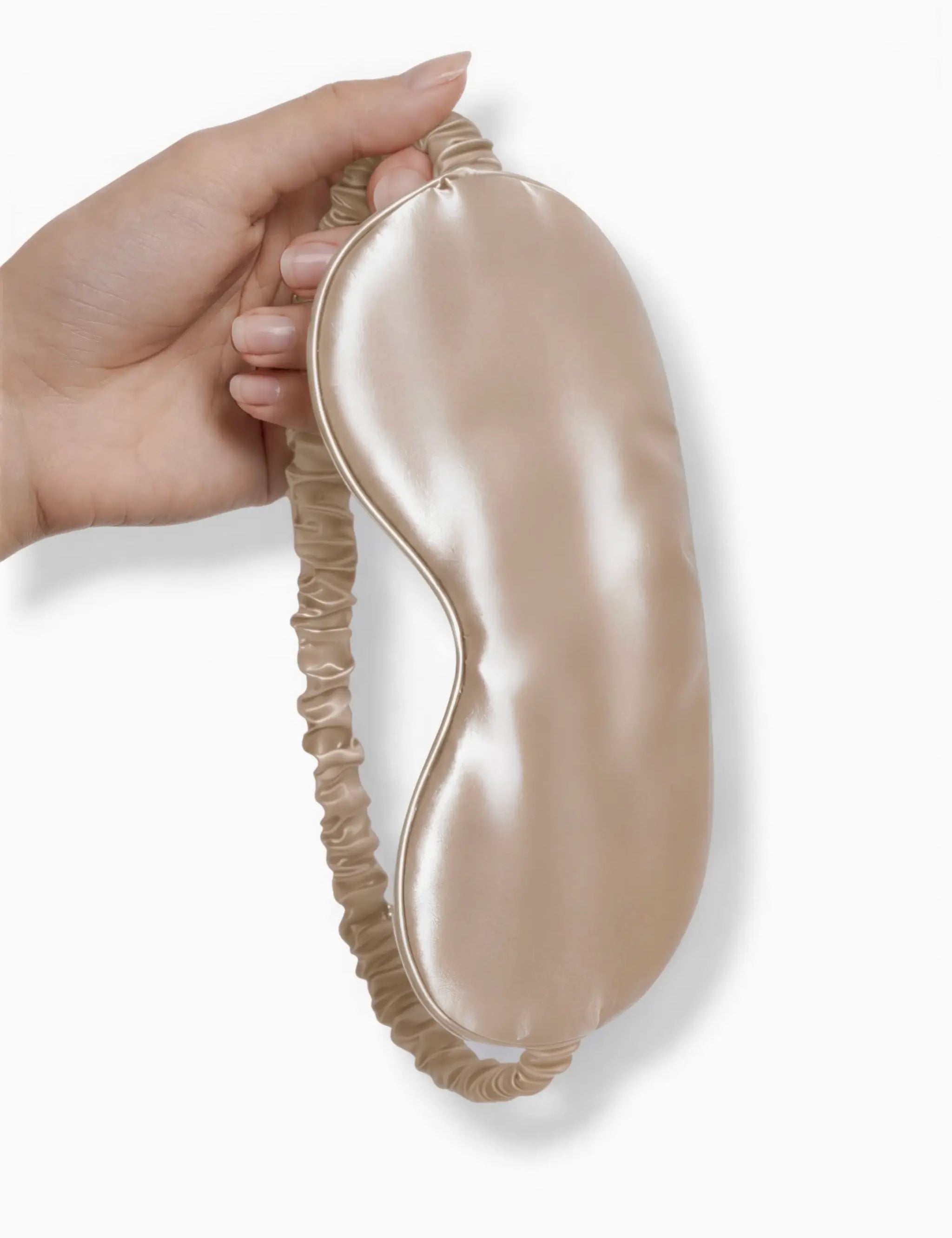 Silk Eye Mask (Beige)