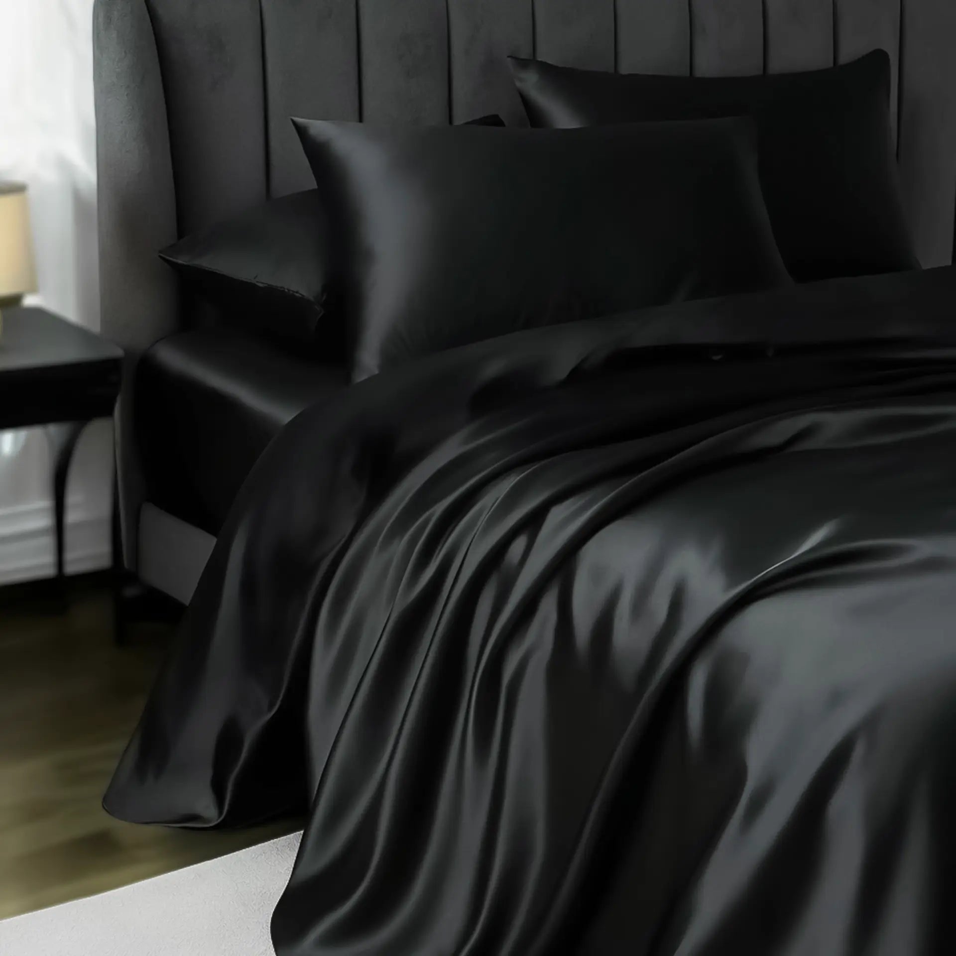 Black Duvet Cover % Sale| Pure Silk | Bold, Silky & Timelessly Chic | psboutique.ch