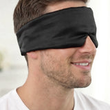 Masque de sommeil en soie pour homme (Noir)