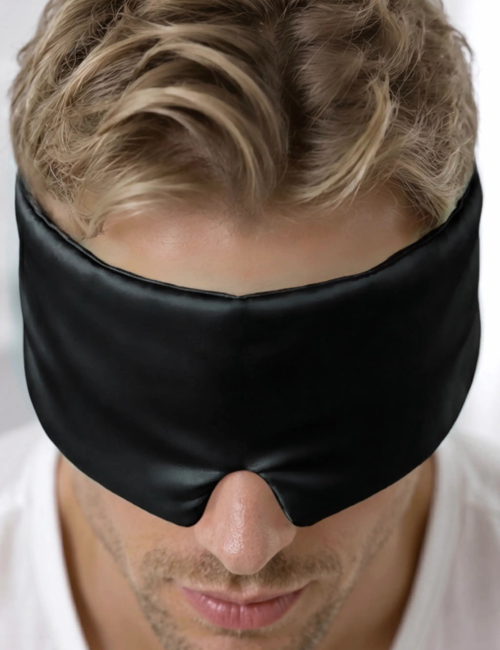 Men's Silk Sleep Mask (Black)