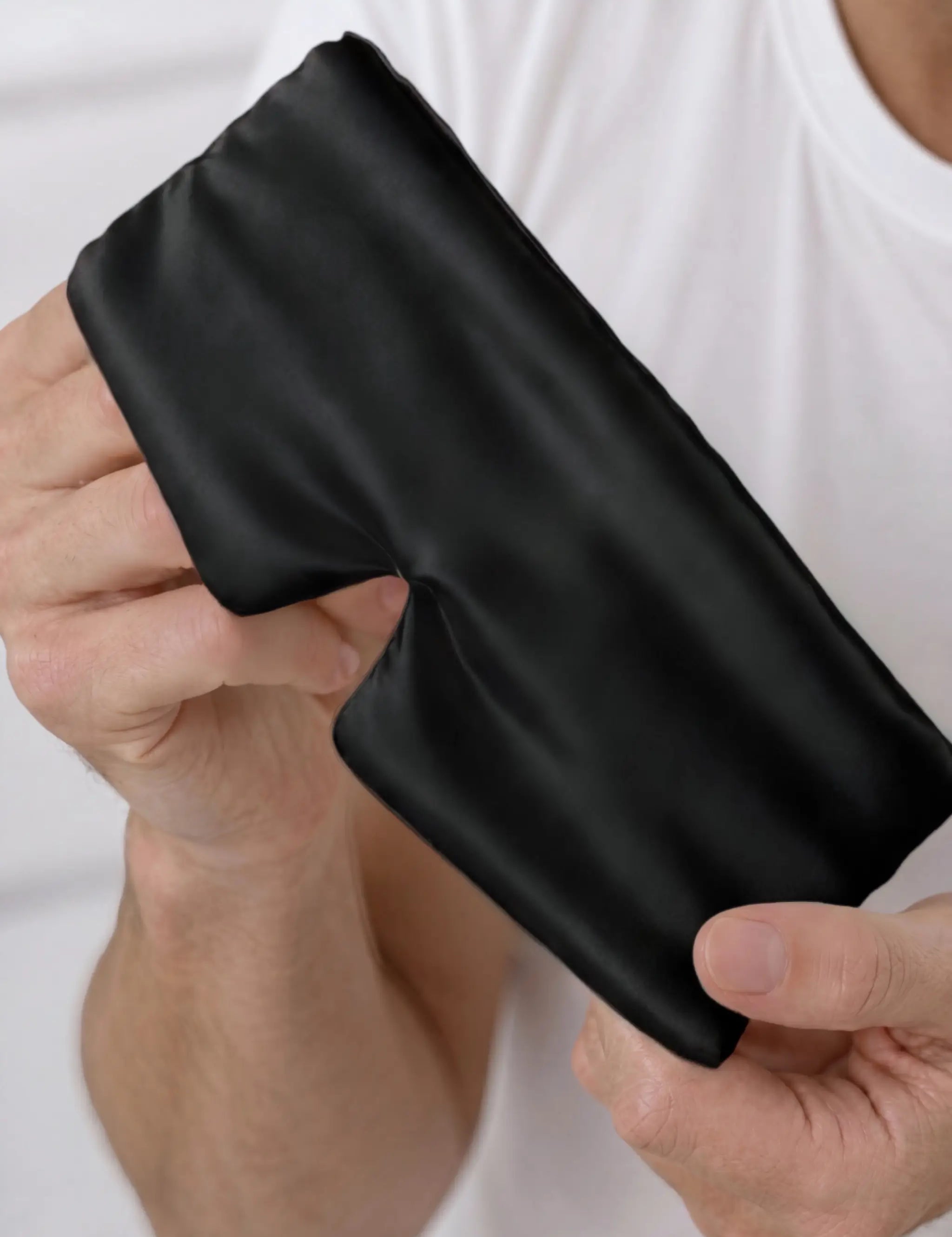 Men's Silk Sleep Mask (Black)