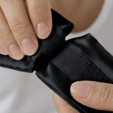 Masque de sommeil en soie pour homme (Noir)