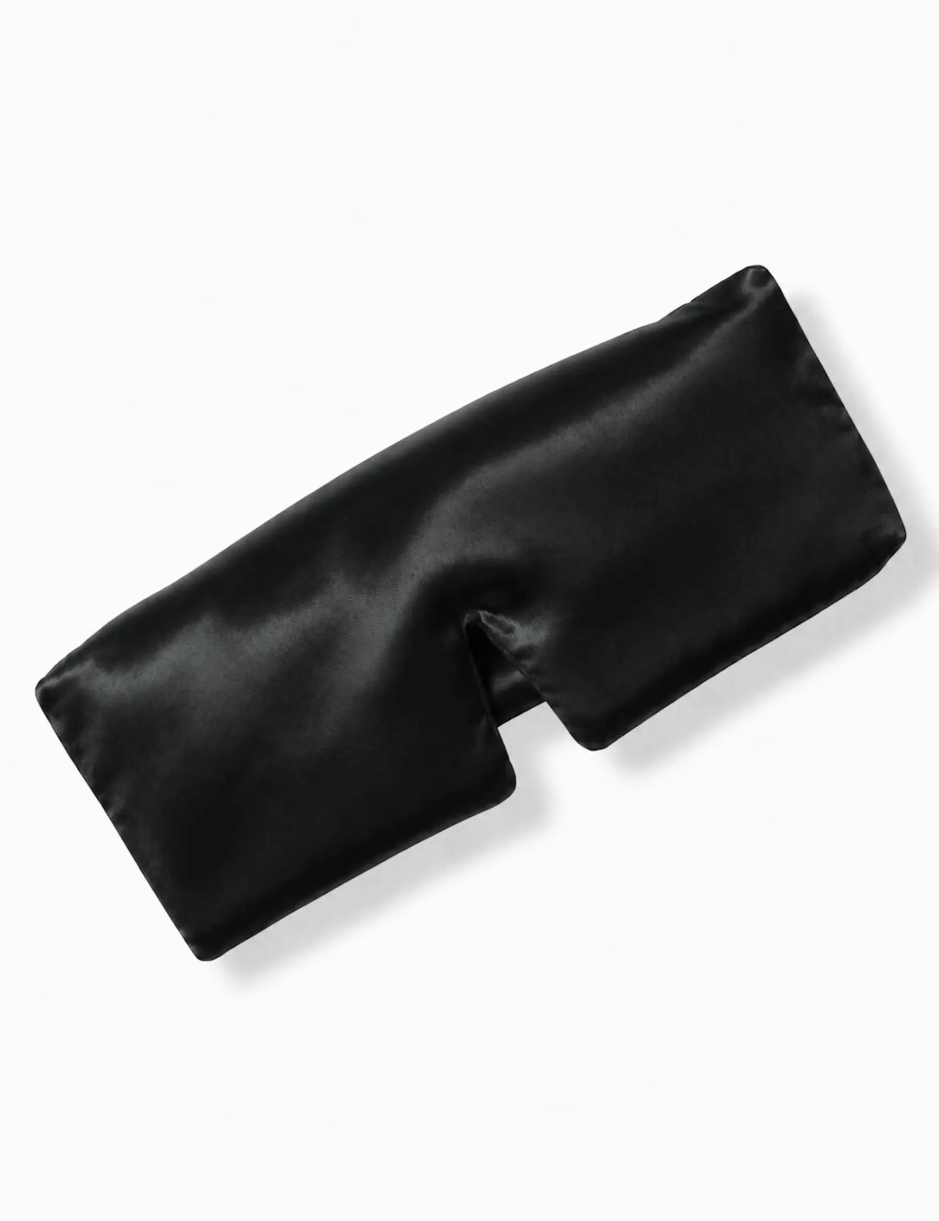 Silk Sleep Mask with Velcro (Black)