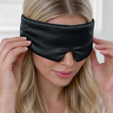 Maschera per dormire in seta (Nero)