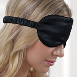 Masque yeux en soie (Noir)