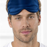 Men's Silk Eye Mask (Blue)
