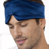 Men's Silk Sleep Mask (Blue)
