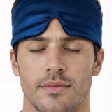 Men's Silk Sleep Mask (Blue)