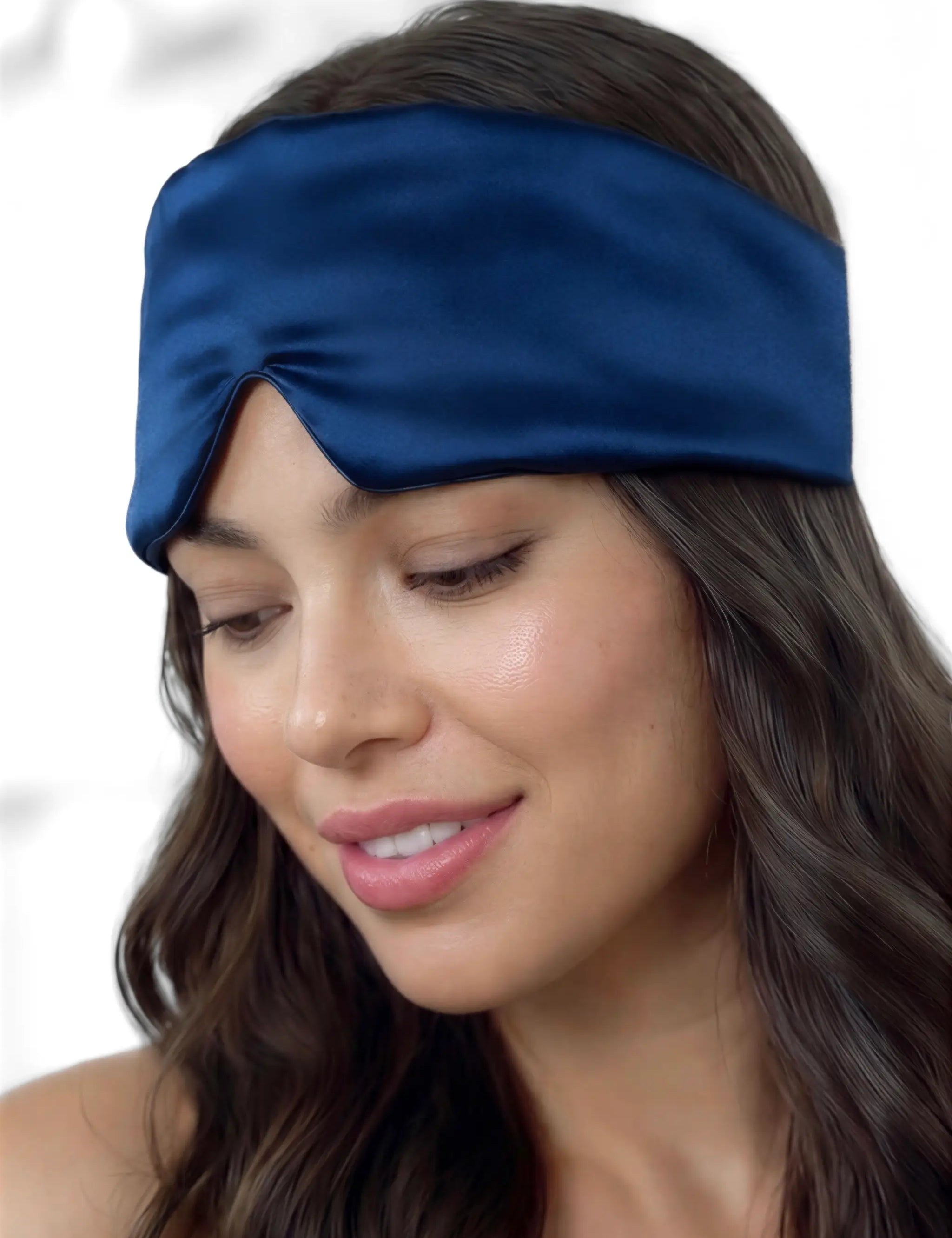 Silk Sleep Mask (Blue)