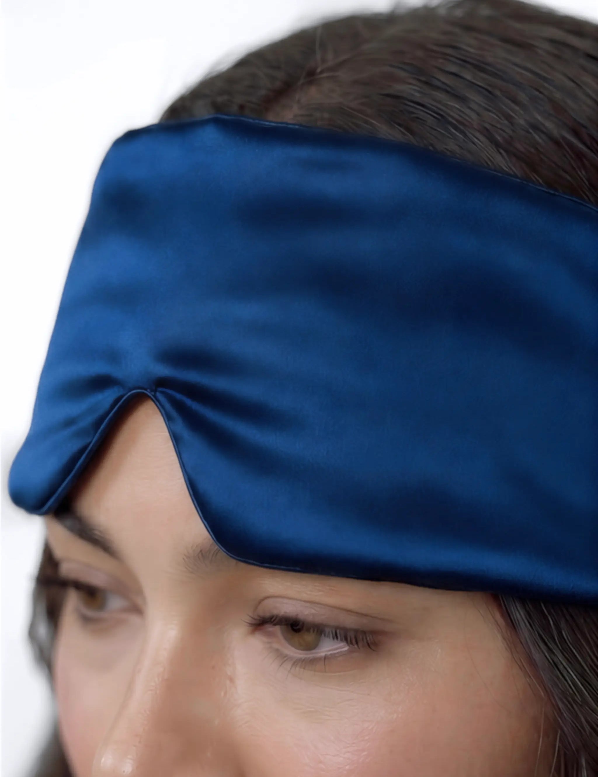 Silk Sleep Mask (Blue)