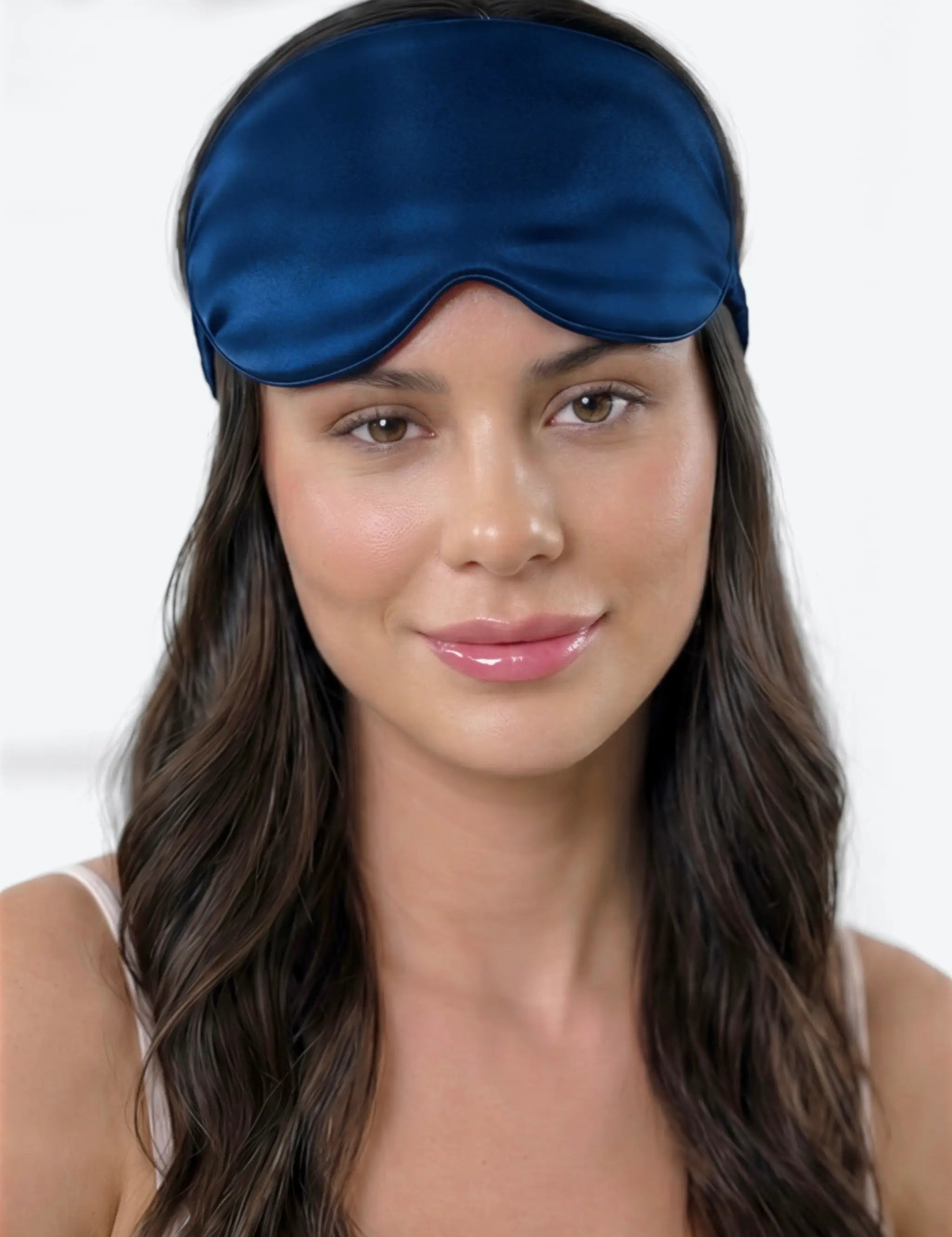 Silk Eye Mask (Blue)