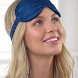 Silk Eye Mask (Blue)