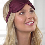 Silk Eye Mask (Bordeaux)