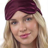 Silk Eye Mask (Bordeaux)