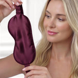 Silk Eye Mask (Bordeaux)