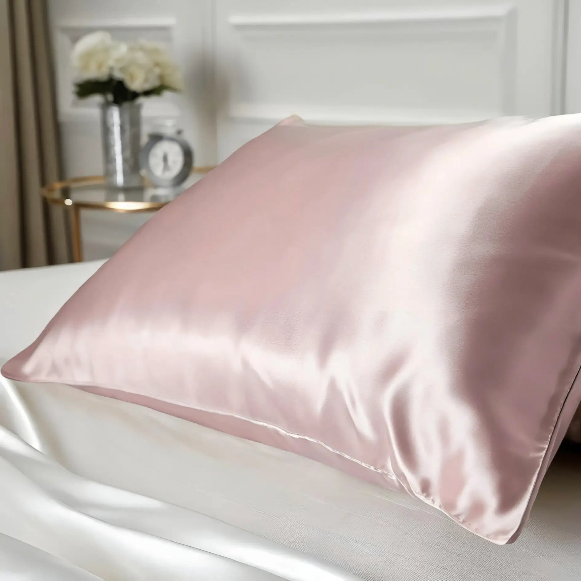 Cushion Cover (Pink)| Silk Pillowcases % Sale| Elegant, Smooth & Skin-Loving | psboutique.ch