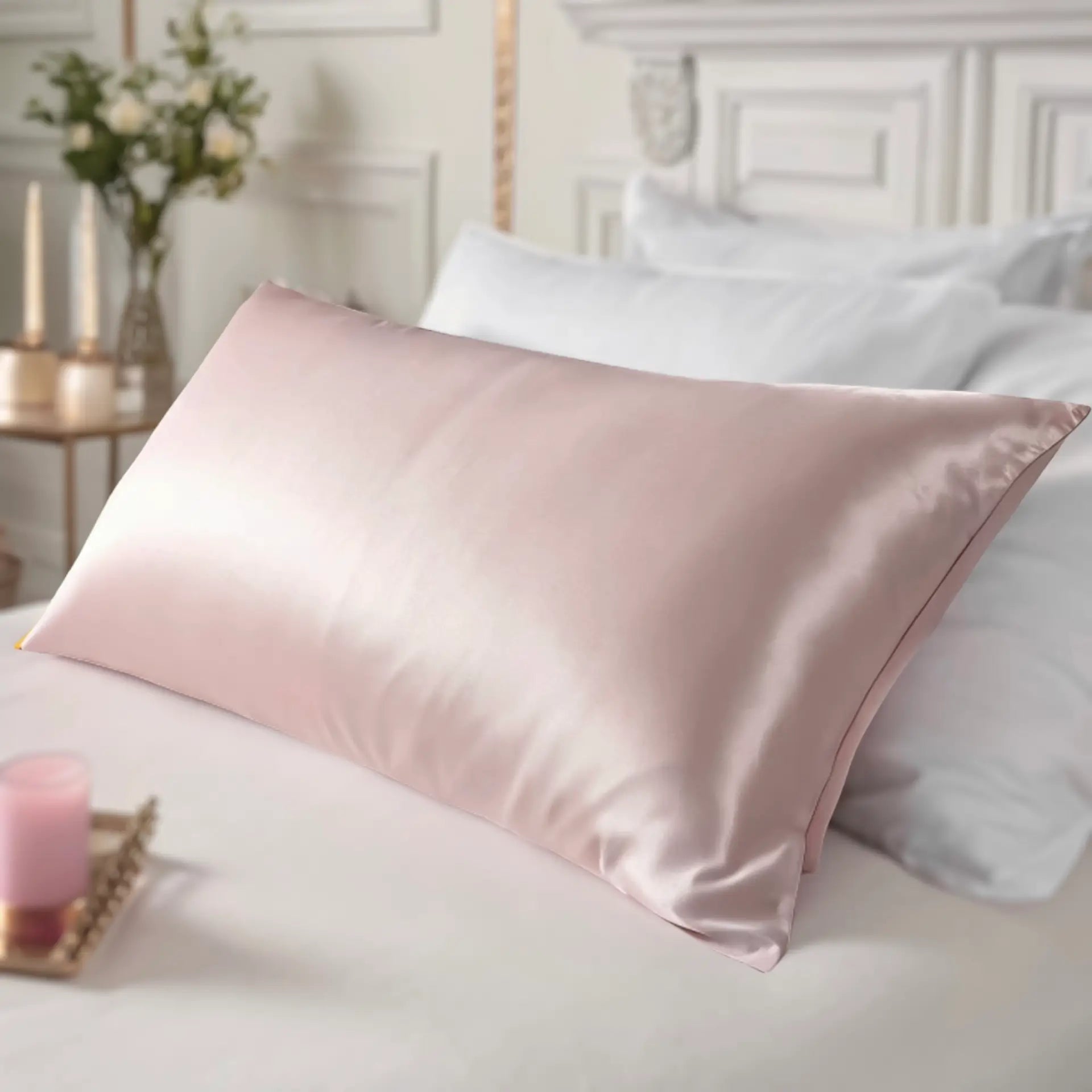 Cushion Cover (Pink)| Silk Pillowcases % Sale| Elegant, Smooth & Skin-Loving | psboutique.ch